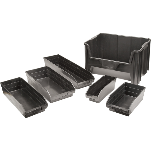 Recycled Shelf Bins, 4-1/8" W x 11-5/8" D x 4" H, 30 lbs. Capacity OSI Industrial Sales
