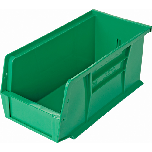 Ultra Stack & Hang Bin, 5-1/2" W x 5" H x 10-7/8" D, Green OSI Industrial Sales