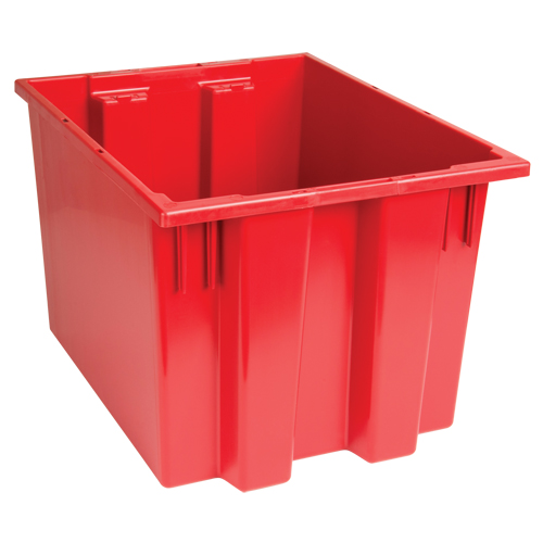 Contenants Stack & Nest, 13" x 19,5" x 15,5", Rouge OSI Industrial Sales