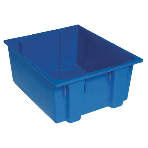 Contenants Stack & Nest, 10" x 23,5" x 19,5", Bleu OSI Industrial Sales