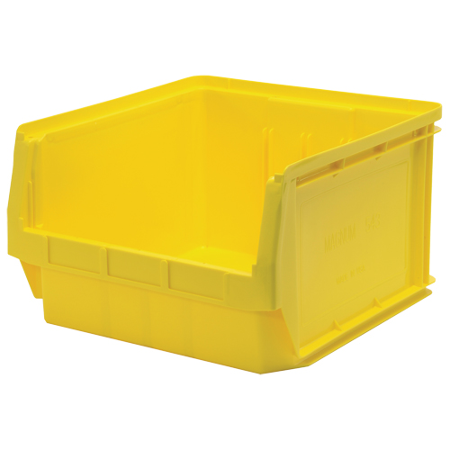 Contenants g&eacute;ants empilables, 18,375" la x 19,75" p x 11,875" h, Jaune OSI Industrial Sales