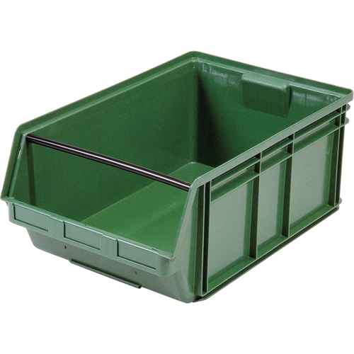 Contenants g&eacute;ants empilables, 18,375" la x 29" p x 11,875" h, Vert OSI Industrial Sales