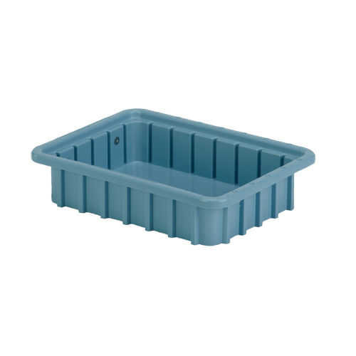 Contenants Divider Box, Poly&eacute;thyl&egrave;ne, 10,8" la x 8,3" p x 2,5" h, Bleu p&acirc;le OSI Industrial Sales