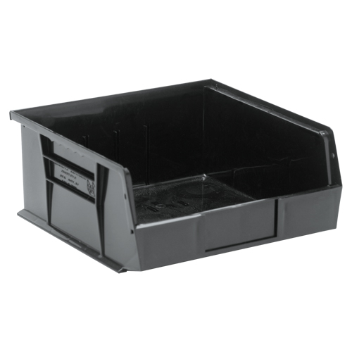Ultra Stack & Hang Bin, 11" W x 5" H x 10-7/8" D, Black OSI Industrial Sales