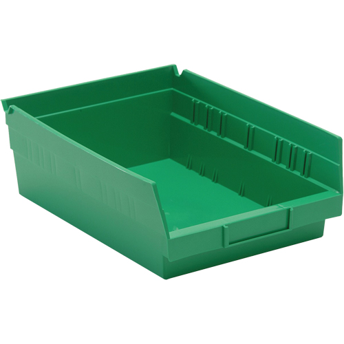 Bacs pour tablette, 8-3/8" la x 4" H x 11-5/8" p, Vert, Capacit&eacute; 30 lb OSI Industrial Sales