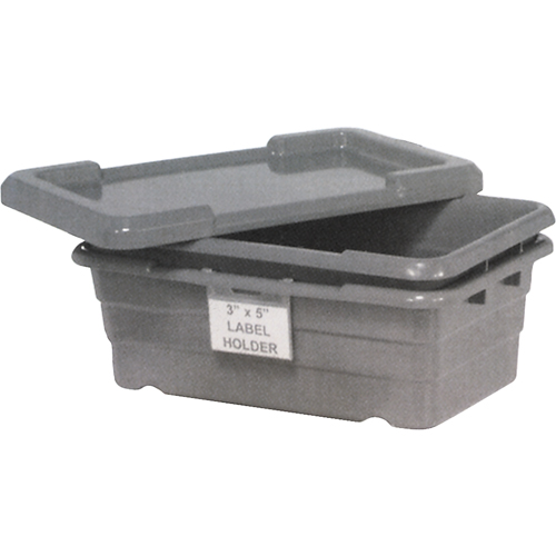 Cross Stack Bins, 16" W x 25.125" D x 8.5" H, Grey OSI Industrial Sales