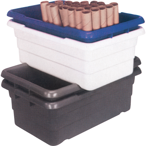 Cross Stack Bins, 16" W x 25.125" D x 8.5" H, Grey OSI Industrial Sales