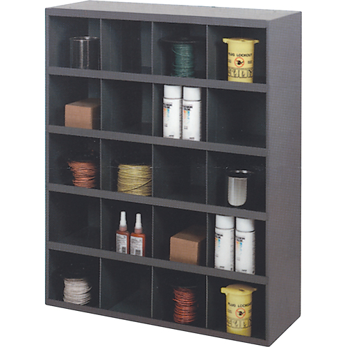 Armoires pour bacs de rangement, Acier, 20 tiroirs, 33-3/4" x 12" x 42", Gris OSI Industrial Sales