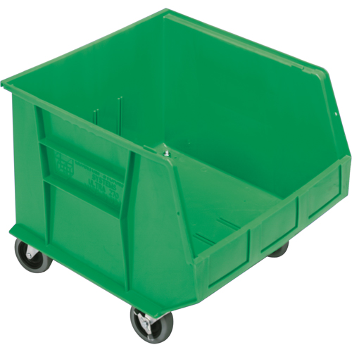 Bac mobile, 14" ha x 16-1/2" la x 18" p, Capacit&eacute; de 75 lb, Vert OSI Industrial Sales