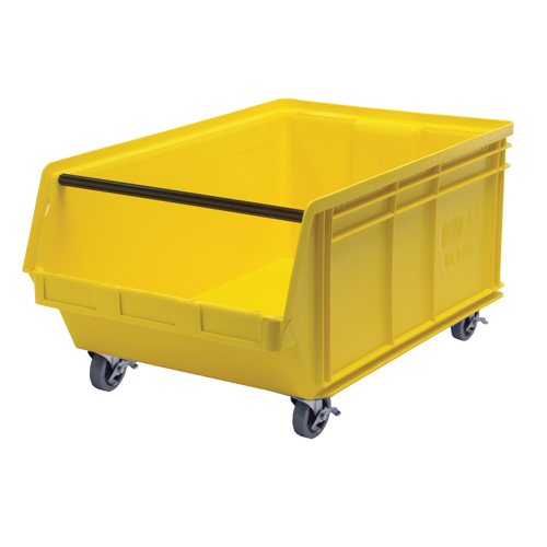 Bac mobile MAGNUM, 14-7/8" ha x 18-3/8" la x 29" p, Capacit&eacute; de 150 lb, Jaune OSI Industrial Sales