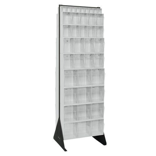 Tip-Out Bins Stand, 23-5/8" W x 16" D x 75" H, 72 Drawers OSI Industrial Sales