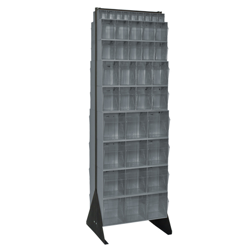 Tip-Out Bins Stand, 23-5/8" W x 16" D x 75" H, 72 Drawers OSI Industrial Sales