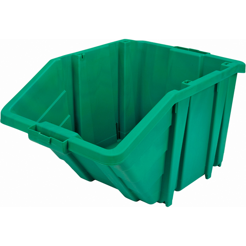 Bac g&eacute;ant en plastique, 15-1/2" la x 13" H x 25" p, Vert, Capacit&eacute; 200 lb OSI Industrial Sales