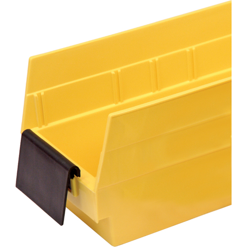 Bacs de rangement pour tablettes - Porte-&eacute;tiquettes de forme allong&eacute;e OSI Industrial Sales