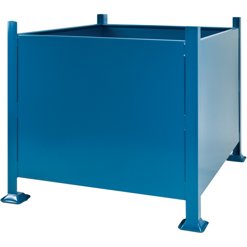 Bulk Stacking Containers, 30" H x 34.5" W x 40.5" D, 3500 lbs. Capacity OSI Industrial Sales