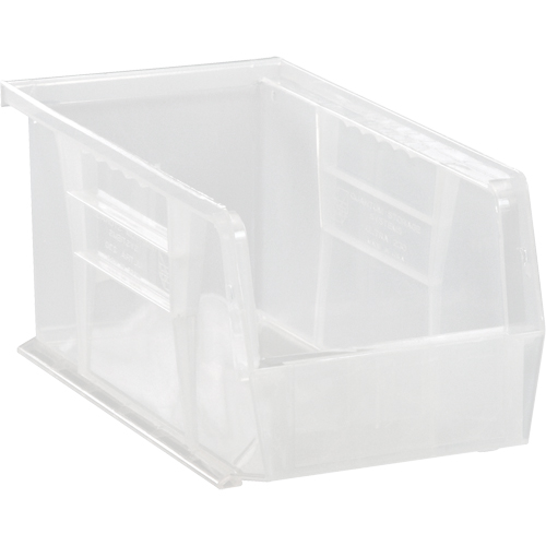 Clear-View Ultra Stack & Hang Bin, 5-1/2" W x 5" H x 10-7/8" D, Clear OSI Industrial Sales