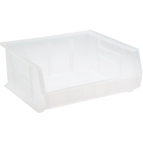 Bac transparent ultra empilable & suspendable, 16-1/2" la, 7" h x 14-3/4" p, Transparent OSI Industrial Sales