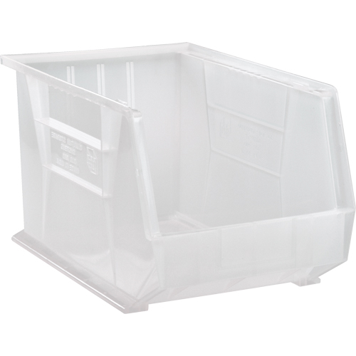 Bac transparent ultra empilable & suspendable, 11" la, 10" h x 18" p, Transparent OSI Industrial Sales