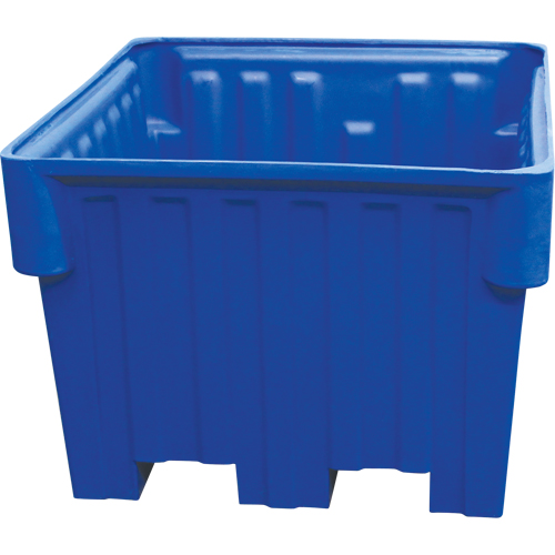 Nesting Forklift Bin, 42" W x 48" D x 30" H, Blue OSI Industrial Sales