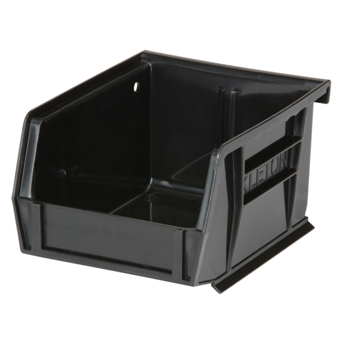 Stack & Hang Bin, 4-1/8" W x 3" H x 5-3/8" D, Black OSI Industrial Sales