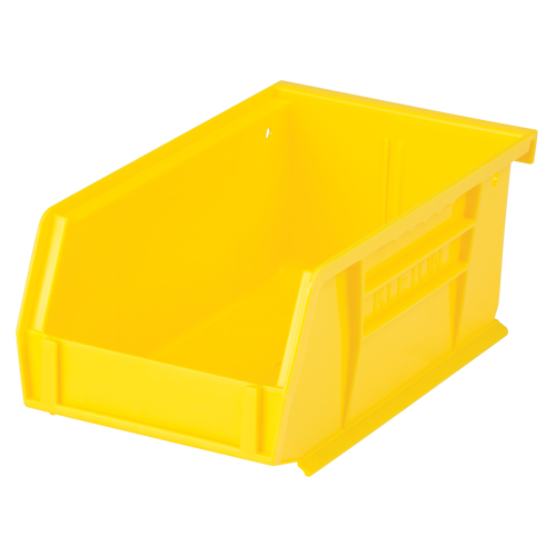 Stack & Hang Bin, 4-1/8" W x 3" H x 7-3/8" D, Yellow OSI Industrial Sales