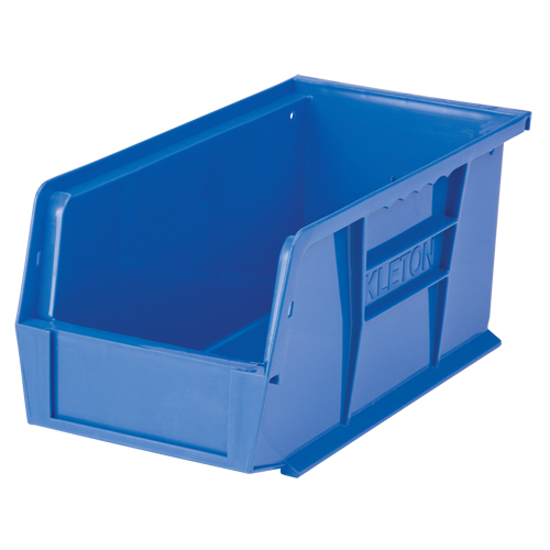 Stack & Hang Bin, 5-1/2" W x 5" H x 10-7/8" D, Blue OSI Industrial Sales