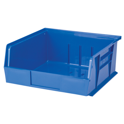 Stack & Hang Bin, 11" W x 5" H x 10-7/8" D, Blue OSI Industrial Sales
