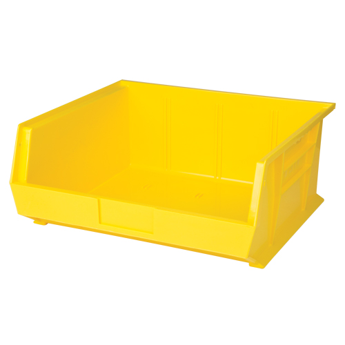 Stack & Hang Bin, 16-1/2" W x 7" H x 14-3/4" D, Yellow OSI Industrial Sales