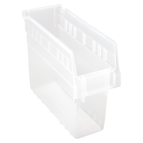 Bacs pour &eacute;tag&egrave;re Store-Max, 4-3/8" la x 8" H x 11-5/8" p, Transparent, Capacit&eacute; 44 lb OSI Industrial Sales