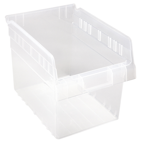 Bacs pour &eacute;tag&egrave;re Store-Max, 8-3/8" la x 8" H x 11-5/8" p, Transparent, Capacit&eacute; 44 lb OSI Industrial Sales
