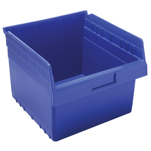 Bacs pour &eacute;tag&egrave;re Store-Max, 11-1/8" la x 8" H x 11-5/8" p, Bleu, Capacit&eacute; 44 lb OSI Industrial Sales
