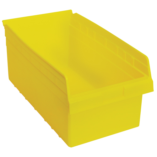 Bacs pour &eacute;tag&egrave;re Store-Max, 11-1/8" la x 8" H x 17-7/8" p, Jaune, Capacit&eacute; 56 lb OSI Industrial Sales