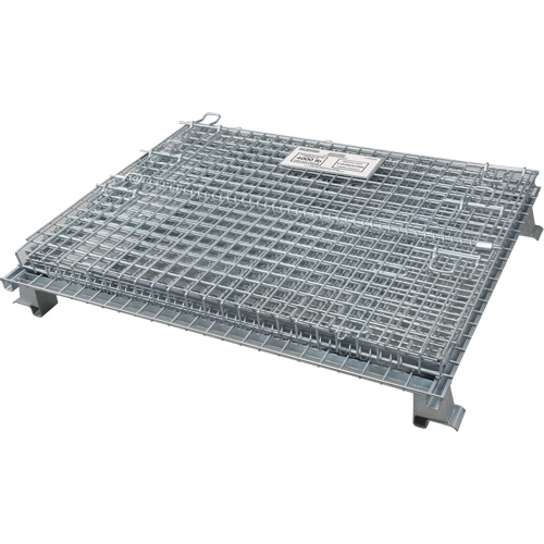 Conteneur repliable en m&eacute;tal grillag&eacute;, 40" la x 48" p x 42" h, Capacit&eacute; de 4000 lb OSI Industrial Sales