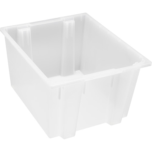 Contenant robuste Stack & Nest, 13" x 19,5" x 23,5", Transparent OSI Industrial Sales