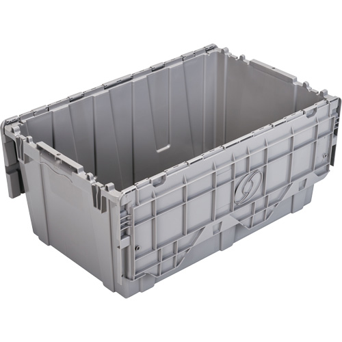 FP243C FliPak Nestable Tote, 26.9" x 16.9" x 12.1", Grey OSI Industrial Sales