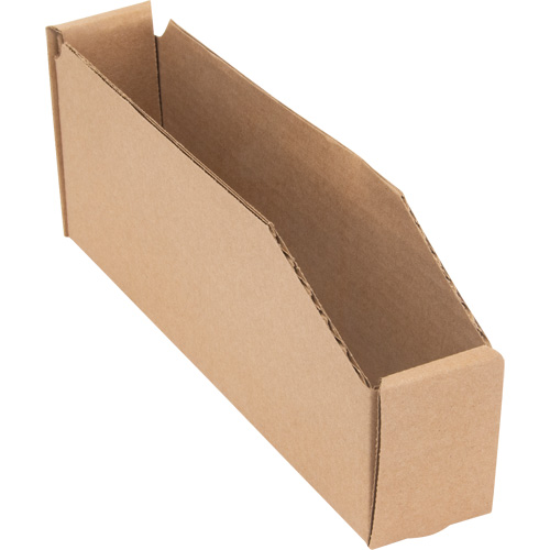 Deep Corrugated Parts Bins, 1-15/16" W x 11-1/4" D x 4-1/2" H, Beige OSI Industrial Sales