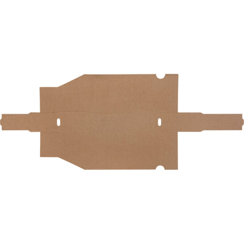 Deep Corrugated Parts Bins, 1-15/16" W x 11-1/4" D x 4-1/2" H, Beige OSI Industrial Sales