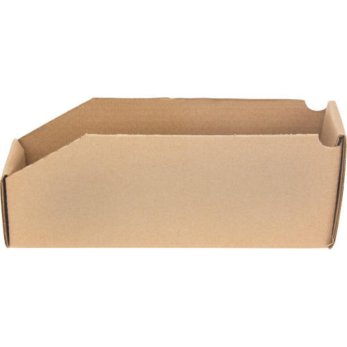 Deep Corrugated Parts Bins, 2-7/8" W x 11-1/4" D x 4-1/2" H, Beige OSI Industrial Sales