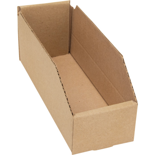 Boîtes profondes en carton ondul&eacute;, 3-3/4" la x 11-1/4" p x 4-1/2" h, Beige OSI Industrial Sales