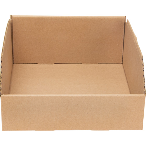 Boîtes profondes en carton ondul&eacute;, 9-3/4" la x 11-1/4" p x 4-1/2" h, Beige OSI Industrial Sales