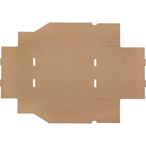 Boîtes profondes en carton ondul&eacute;, 9-3/4" la x 11-1/4" p x 4-1/2" h, Beige OSI Industrial Sales