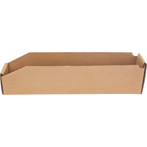 Deep Corrugated Parts Bins, 1-7/8" W x 17-1/8" D x 4-1/2" H, Beige OSI Industrial Sales