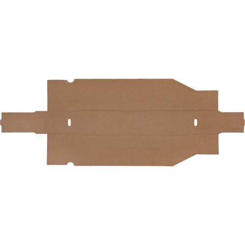 Deep Corrugated Parts Bins, 1-7/8" W x 17-1/8" D x 4-1/2" H, Beige OSI Industrial Sales