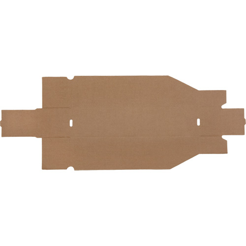 Boîtes profondes en carton ondul&eacute;, 3-3/4" la x 17-1/4" p x 4-1/2" h, Beige OSI Industrial Sales