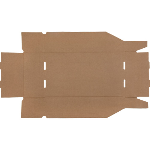 Boîtes profondes en carton ondul&eacute;, 9-3/4" la x 17-1/4" p x 4-1/2" h, Beige OSI Industrial Sales