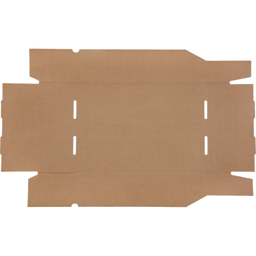 Boîtes profondes en carton ondul&eacute;, 11-3/4" la x 17-1/4" p x 4-1/2" h, Beige OSI Industrial Sales