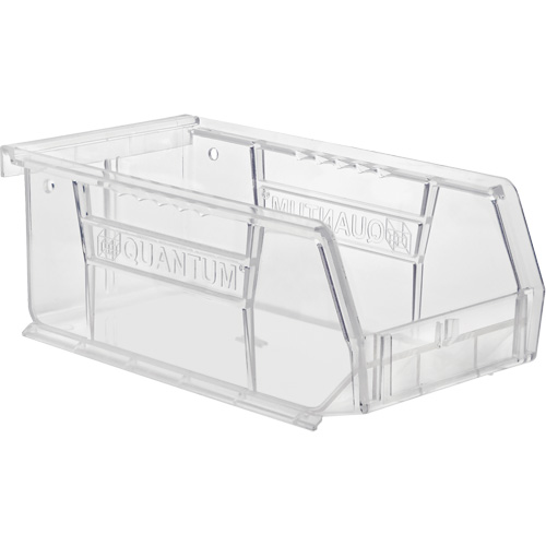 Crystal Clear Ultra Bins, 4-1/8" W x 3" H x 7-3/8" D, Clear OSI Industrial Sales