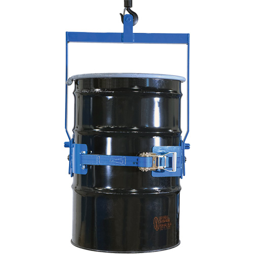 Ensemble de l&egrave;ve-baril manuel inclinable, Baril de 55 gal. US (45 gal. imp.), Capacit&eacute; 800 lb/363 kg OSI Industrial Sales