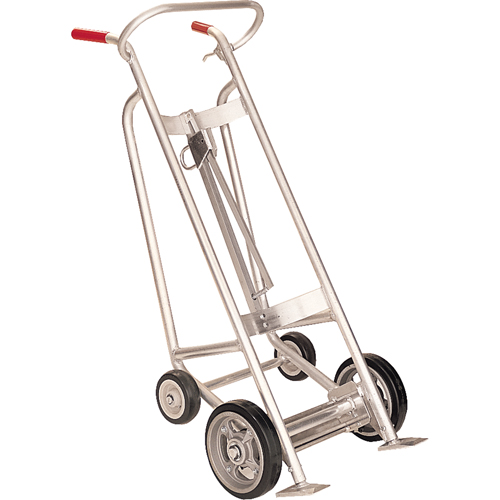 Diables pour baril avec frein manuel, Fabriqu&eacute; en Aluminium, 25 - 55 gal. US (20 - 45 gal. imp.) OSI Industrial Sales