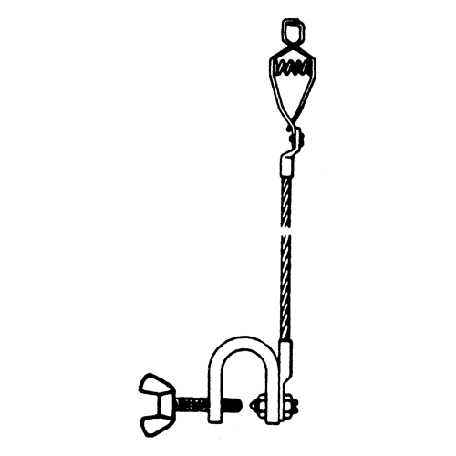 Light-Duty Bonding & Grounding Wire Assemblies - Alligator Clip & Small C-Clamps OSI Industrial Sales